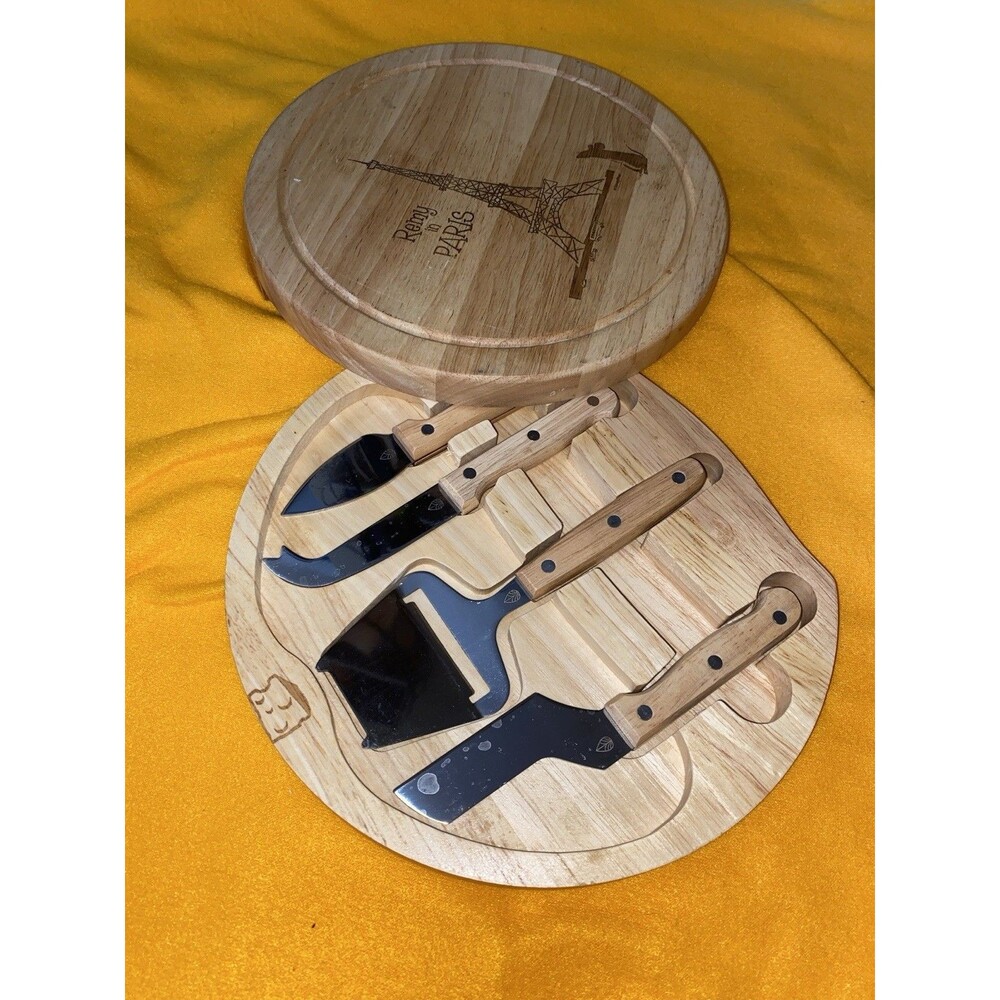 Toscana Disney Pixar Ratatouille Cheese Board And Cheese Knife Tool Set - Picture 4 of 6